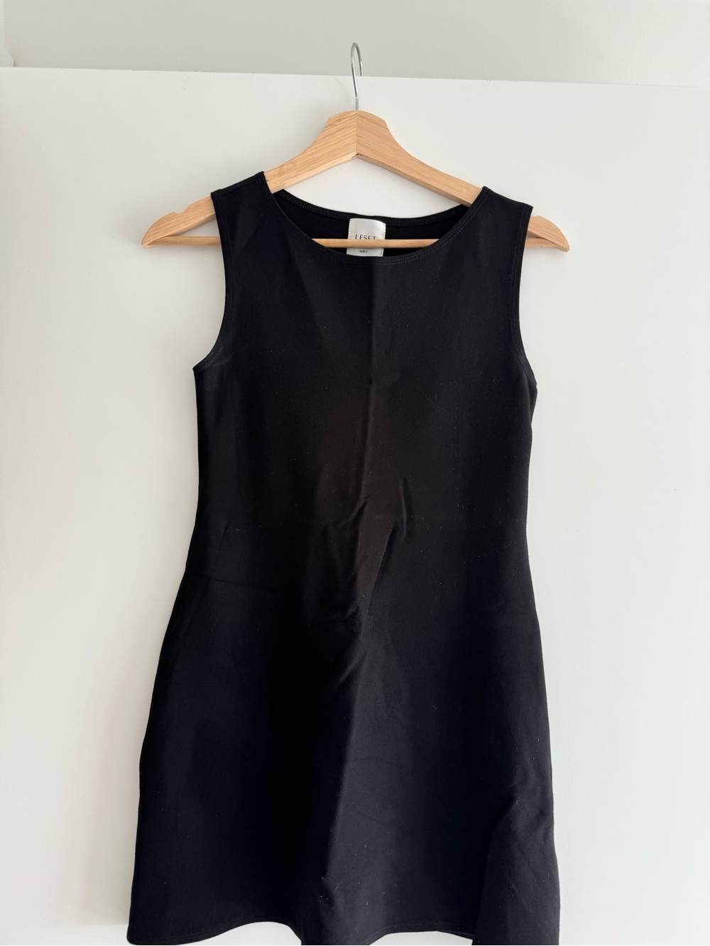 LESET black mini dress